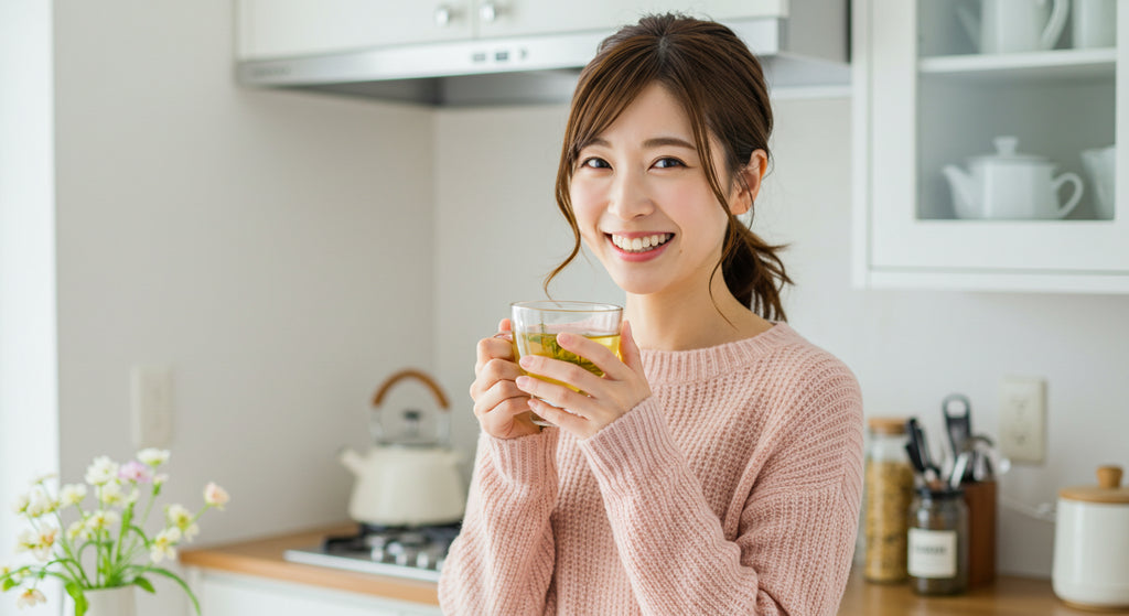 ぽっこりお腹にさよなら 腸活のためのお茶の選び方