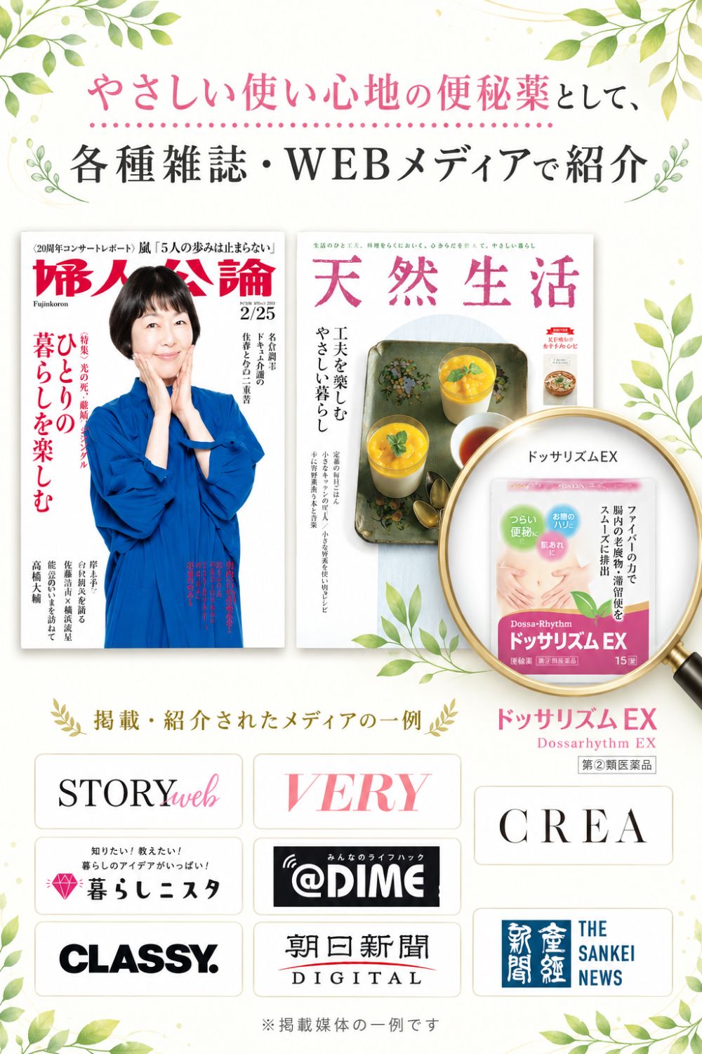 便秘薬 非刺激性 食物繊維90%以上 漢方配合 60包 個包装 指定医薬部外品 ドッサリズムEX